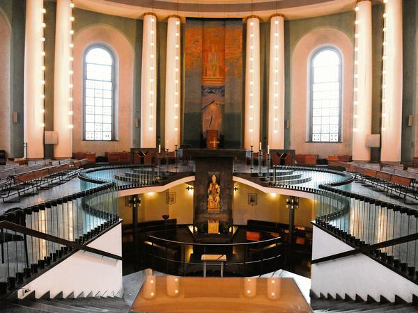 Ruhestätte. Bernhard Lichtenbergs Gebeine liegen treppab in der St.-Hedwigs-Kathedrale in Mitte – noch.