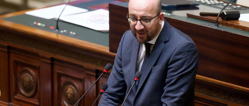 Der belgische Premierminister Charles Michel. 