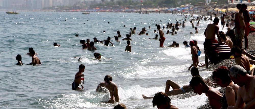Früher waren die Strände an der türkischen Riviera voll.