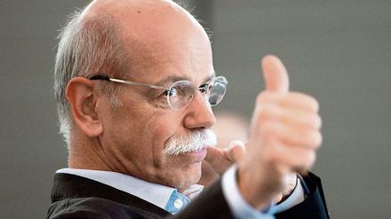 Verdient nicht schlecht. Dieter Zetsche, Vorstandsvorsitzender des Automobilkonzerns Daimler. 