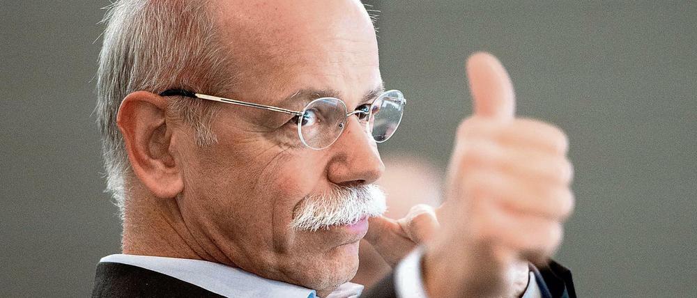 Verdient nicht schlecht. Dieter Zetsche, Vorstandsvorsitzender des Automobilkonzerns Daimler. 