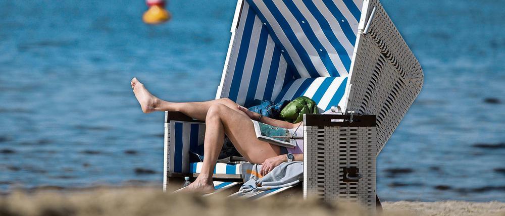 Frühlingsfreuden: Ostern soll es fast sommerlich warm werden - gute Gelegenheit für einen Wannsee-Besuch.