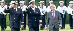 Truppenbesuch. Hans-Peter Bartels darf als Wehrbeauftragter auch unangemeldet kommen. 