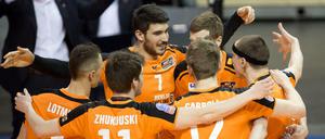 Pflicht erfüllt. Die BR Volleys lassen sich vom CV Mitteldeutschland nicht überraschen.