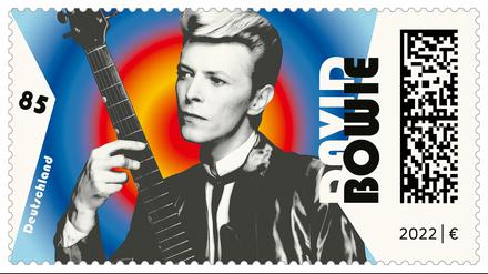 Neue Briefmarke David Bowie