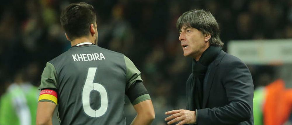Joachim Löw kann mit der Niederlage leben, zufrieden war der Bundestrainer mit dem Spiel seiner Mannschaft aber nicht.