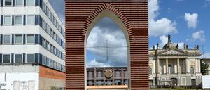 Die Garnisonskirche in Potsdam (Brandenburg) wurde im Zweiten Weltkrieg zerstört und 1968 gesprengt.