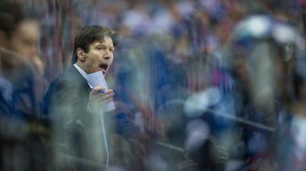 Saison mit grau am Ende. Eisbären-Trainer Uwe Krupp.