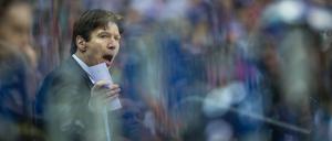 Saison mit grau am Ende. Eisbären-Trainer Uwe Krupp.