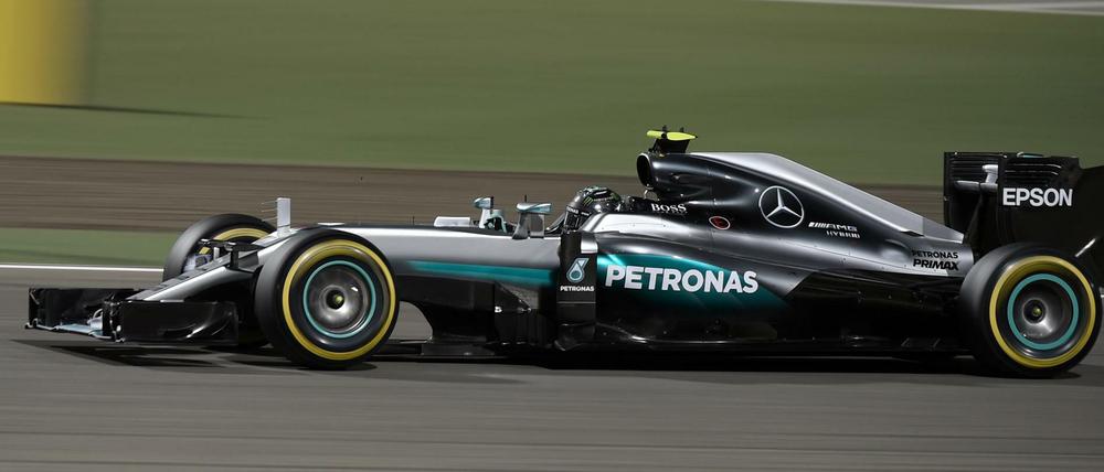 Nico Rosberg war nicht zu stoppen in Bahrain.