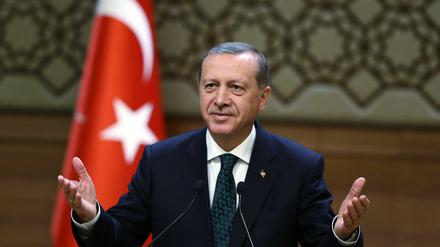 Der türkische Präsident Recep Tayyip Erdogan weist Kritik an Umgang mit Journalisten zurück.
