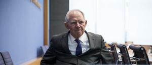 Bundesfinanzminister Wolfgang Schäuble (CDU). 