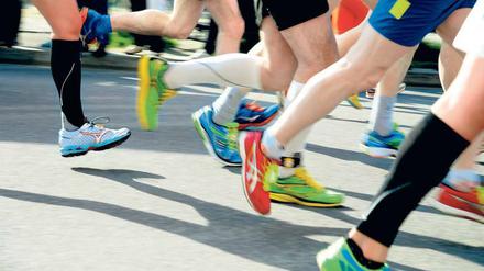 So läuft das. Mehr als 36.000 Teilnehmer wollen zum Halbmarathon an diesem Sonntag starten.