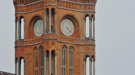 Das Rote Rathaus.