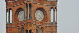 Das Rote Rathaus.