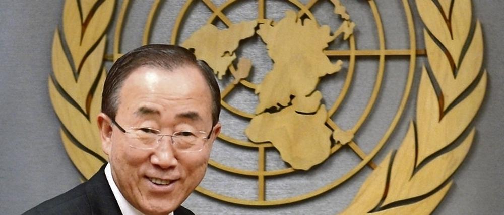 UN-Generalsekretär Ban Ki-moon.