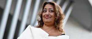 Die irakisch-britische Architektin Zaha Hadid (1950-2016).