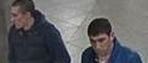 Diese Verdächtigen sollen am 7. März auf dem Bahnhof Mehringdamm eine Schlafende bestohlen haben.