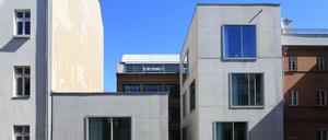 Büro von David Chipperfield, ein Ensemble aus Alt- und Neubau in der Joachimstraße 11 in Berlin-Mitte.