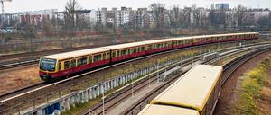 Die Berliner Ringbahn ist unterbrochen.