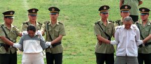 In China werden weltweit die meisten Todesurteile vollstreckt. 