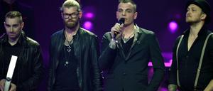 Die Band Frei.Wild bei der 25. Verleihung des Deutschen Musikpreises Echo in Berlin.
