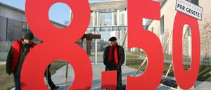 Seit Januar 2015 gilt der Mindestlohn von 8,50 pro Stunde.