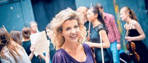 Die Mentorin hat gut lachen. Stargeigerin Anne-Sophie Mutter, im Hintergrund ihr "Virtuosi"