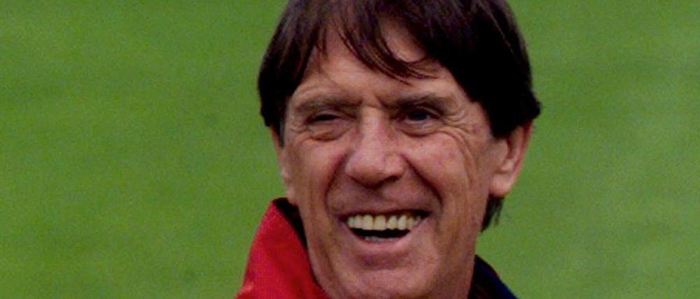 Cesare Maldini 1998 als italienischer Nationaltrainer.