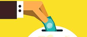 Auch deutsche Reiche spenden - doch reden tun sie darüber ungern.