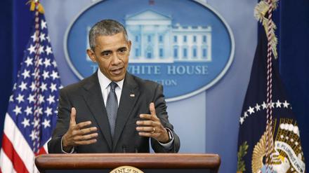 US-Präsident Barack Obama im Weißen Haus. 