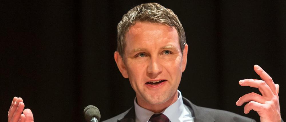 Der Sprecher des Thüringer Landesvorstandes der Partei Alternative für Deutschland, Björn Höcke.