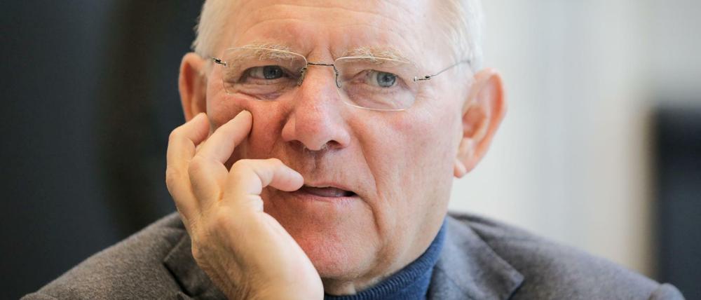 Bundesfinanzminister Wolfgang Schäuble.