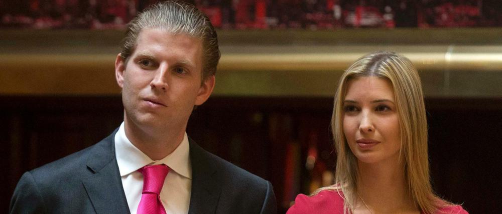 Eric Trump and Ivanka Trump 2014 in New York.