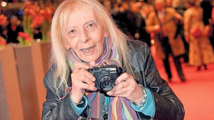 Puck in Leder. Hier ist sie bei der Berlinale 2013 im Einsatz. 2016 fehlte sie erstmals, da war sie schon zu krank. 