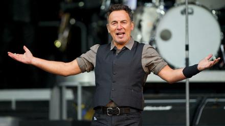 Der US-Sänger Bruce Springsteen bei einem Deutschland-Konzert in München im Mai 2013.