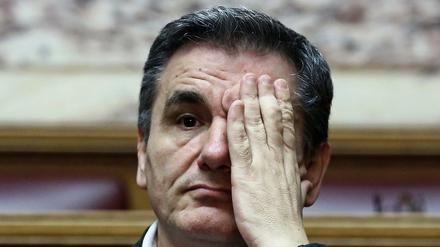 Der griechische Finanzminister Eucleid Tsakalotos.