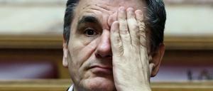 Der griechische Finanzminister Eucleid Tsakalotos.