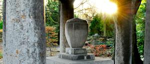 Der Urnenfriedhof in der Gerichtstraße