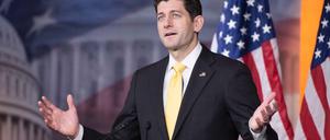 Paul Ryan bei der Pressekonferenz in Washington am Dienstag. 