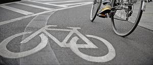 Fahrradfahrer in Berlin