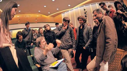 Veranstaltungsreihen wie die Hegel Lecture - hier 2011 mit dem slowenischen Philosophen Slavoj Žižek - ziehen viel Publikum nach Dahlem. So soll es bleiben, sagt DHC-Sprecher Paul Nolte. 