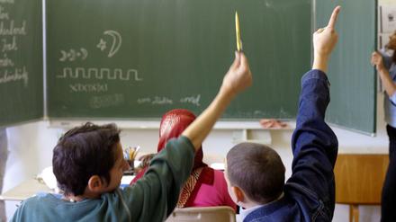 Deutschunterricht für ausländische Schüler an der Oberschule am Köllnischen Park in Berlin.