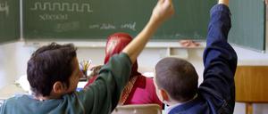 Deutschunterricht für ausländische Schüler an der Oberschule am Köllnischen Park in Berlin.