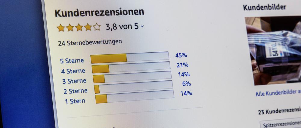 Bewertung auf Amazon.