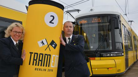 Franka Sonntag und Kollege Torsten Franz traten schon letztes Jahr für das Team-Berlin an.