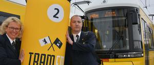 Franka Sonntag und Kollege Torsten Franz traten schon letztes Jahr für das Team-Berlin an.