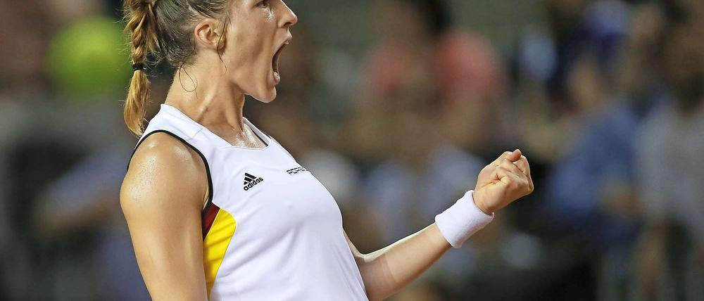 Das Bild einer Siegerin. Andrea Petkovic.