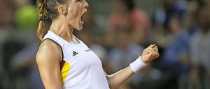 Das Bild einer Siegerin. Andrea Petkovic. 