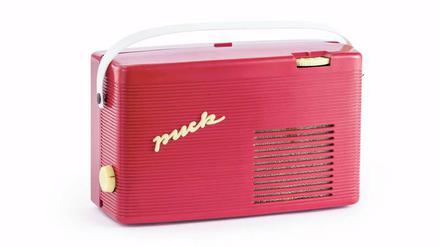 Es gab sie mal, die guten Dinge. Das Kofferadio Puck wurde 1951 von Albert Krause entworfen. 